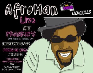 Afroman DJ Ell Frankie's Toledo, Ohio